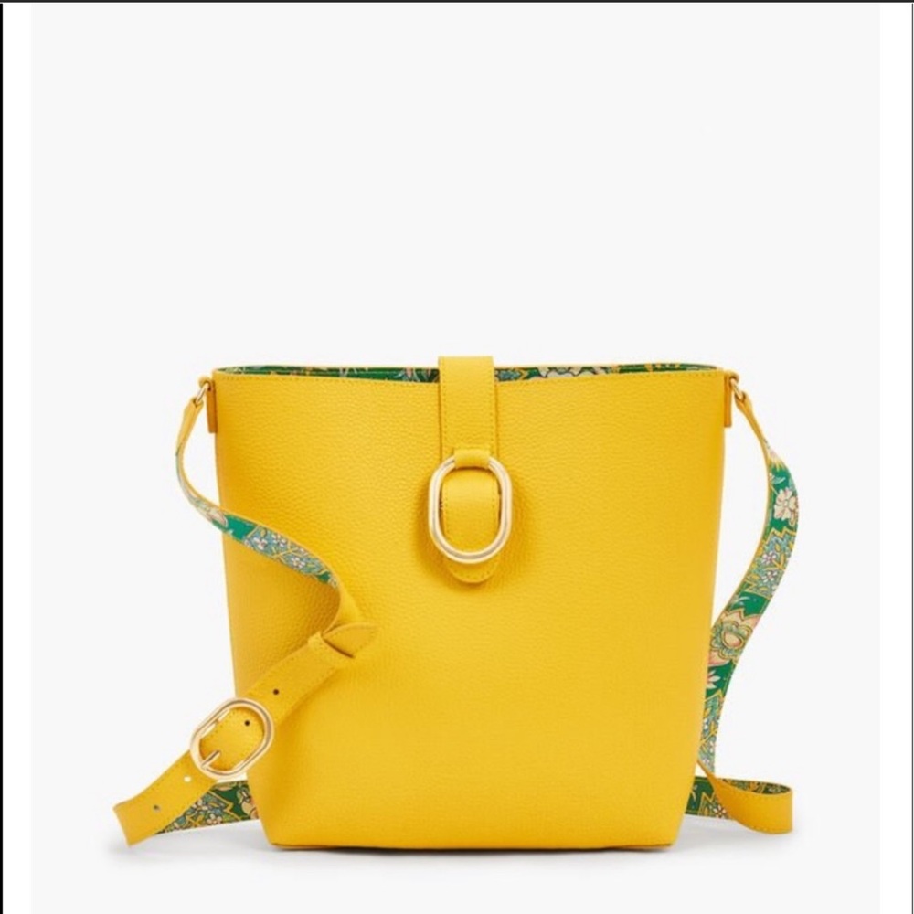 Talbots crossbody bag. Yellow. New.